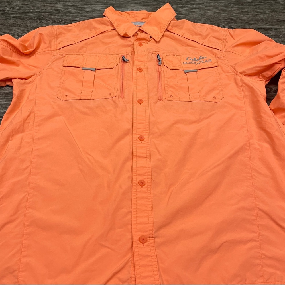 Cabelas Guidewear Vented Outdoor Fishing Shirt Mens X… Gem